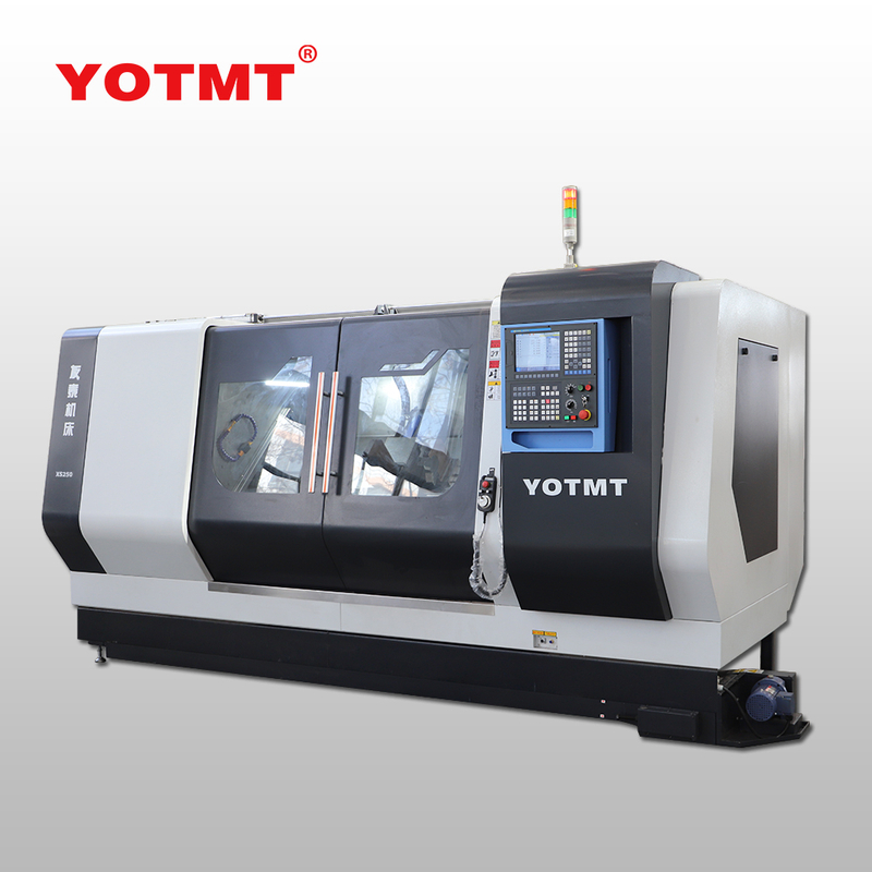 XS250-2000/2500/3000/4000mm Double Head End Face Dilling Milling Machine Slant Bed Facing And Centering Machine