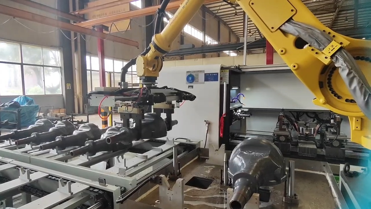 rear axle milling boring machine