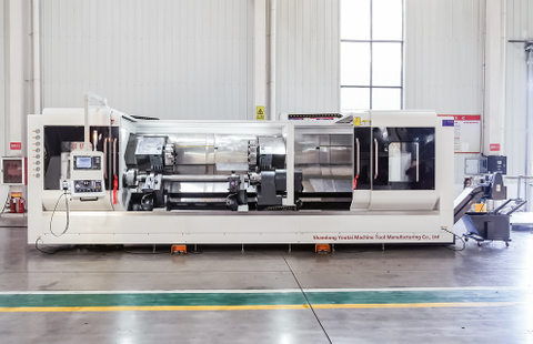 Dual Spindle Dual Turrets Cnc Lathe 4000 mm
